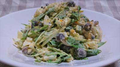 ゆで卵の中国風サラダ