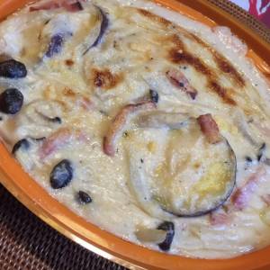 さつまいものクリームグラタン