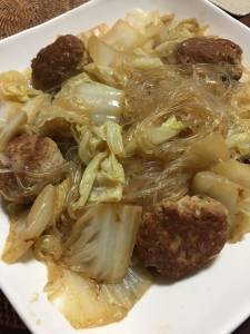 豚だんごと白菜のとろとろ煮