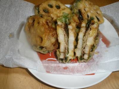 れんこんのはさみ揚げ カレー風味