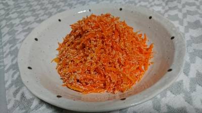 にんじんのたらこ炒め