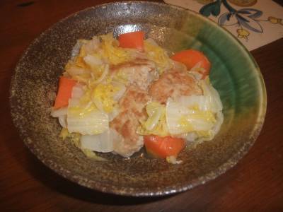 豚だんごと白菜のとろとろ煮