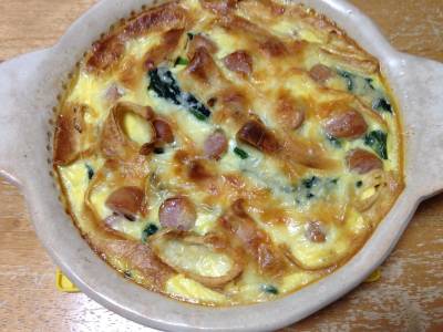 ほうれんそうのキッシュ風