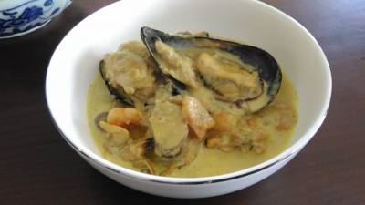 即席シーフードカレー