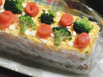 ケーキのような押しずし