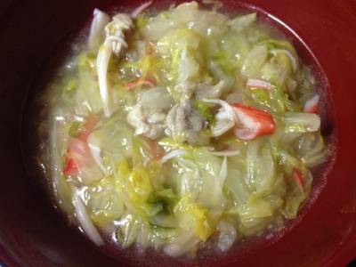 白菜とかにのトロトロ煮込み