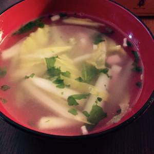 キャベツとじゃがいものスープ