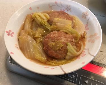 豚だんごと白菜のとろとろ煮