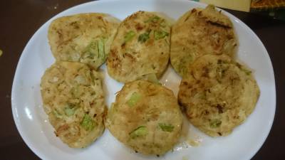 キャベツと豆腐のフワフワ揚げ