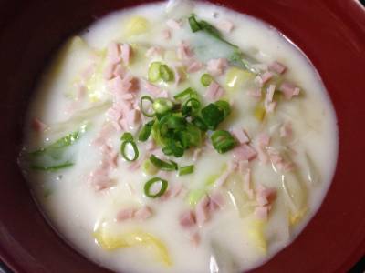 白菜のクリーム煮