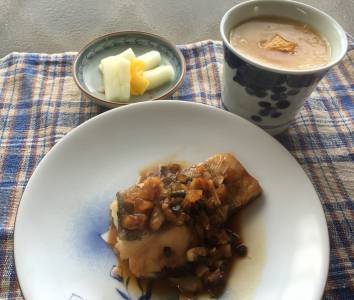 餅入り茶碗蒸し