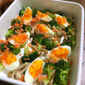 サーモンエッググリル