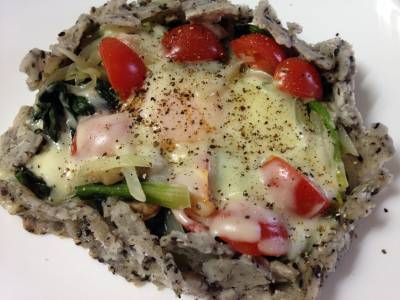 米粉の卵包みガレット