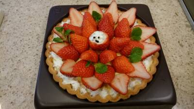 ブルーベリーのスフレ