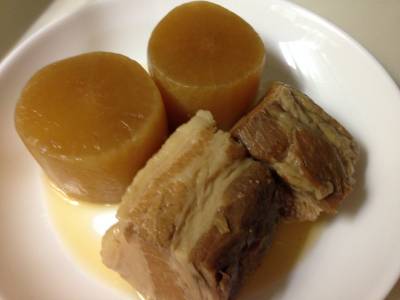 大根と豚肉のべっこう煮