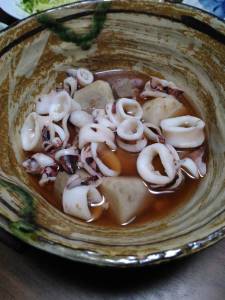 いかと里芋の煮物