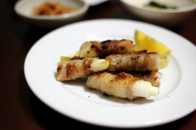 ねぎの肉巻き焼き