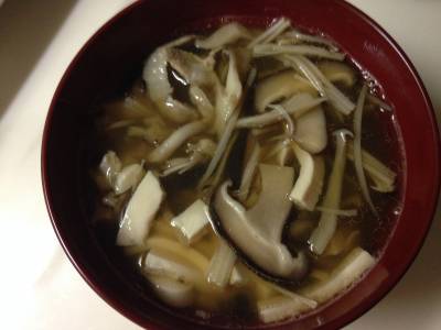 きのこスープ鍋