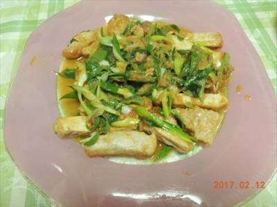 たっぷりねぎのポークジンジャー