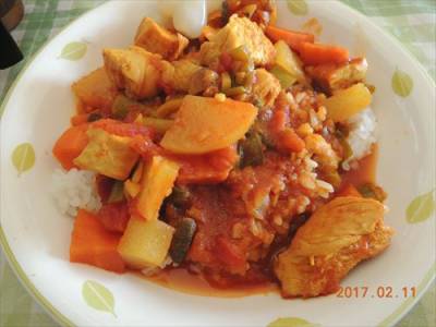 ジンジャーチキンカレー