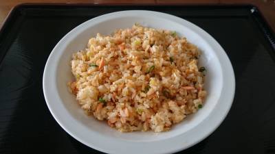鮭のチャーハン