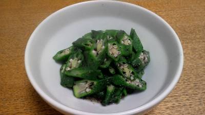 オクラのナムル