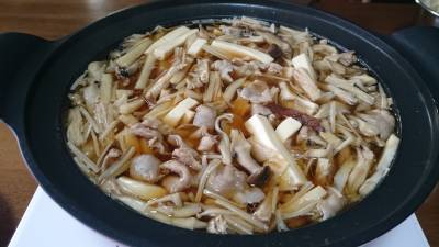 きのこスープ鍋