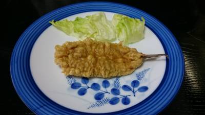 いわしのカレー天ぷら