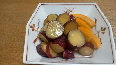 さつま芋のレモン煮