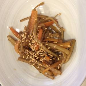 ごぼうとにんじんのきんぴら