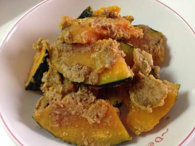 かぼちゃのごま煮