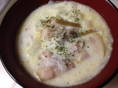 じゃがいものミルクスープ