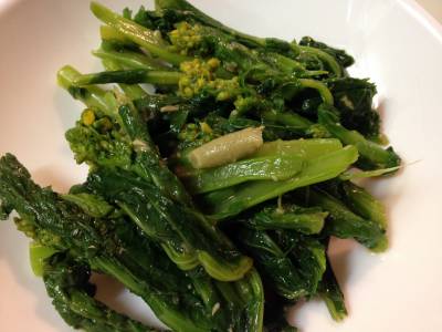 菜の花のわさびあえ