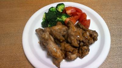 手羽元のバーベキューチキン