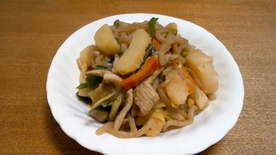 じゃがいものきんぴら風煮