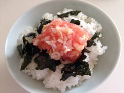 たらこねぎご飯