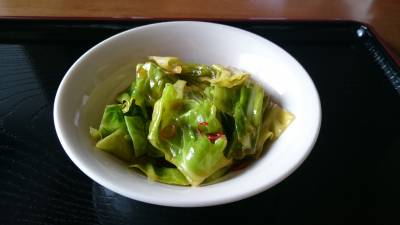 キャベツの南蛮酢
