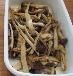 きのこの強火ソテー