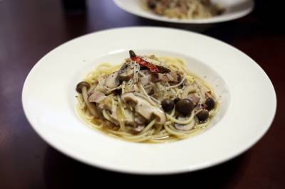 きのこの和風パスタ