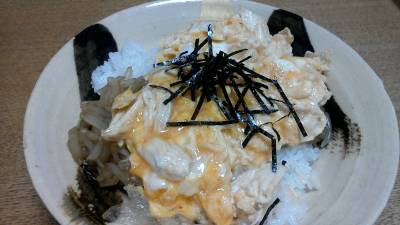 もやしあんの和風天津丼