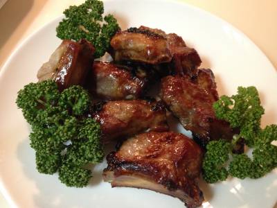 きんかんシロップのＢＢＱスペアリブ