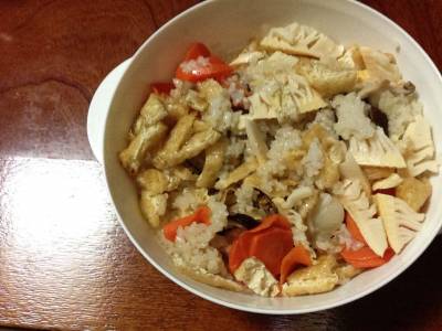 レンジ五目おこわ