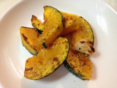 かぼちゃのにんにくソテー