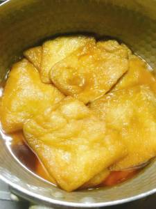 油揚げの炊いたん