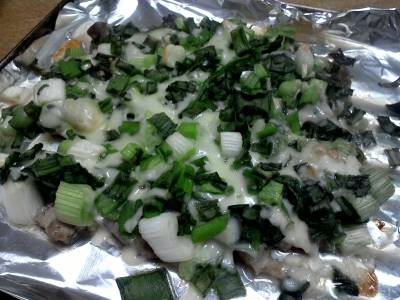 豚こまのピザ風