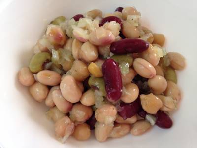 豆の簡単サラダ