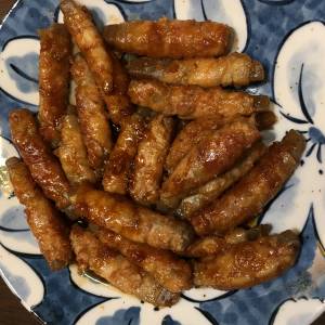 こんにゃく肉巻きのしょうが焼き