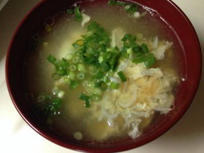 しらすのかきたま汁