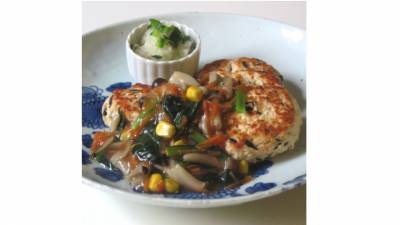 こんぶおろしチキンバーグ