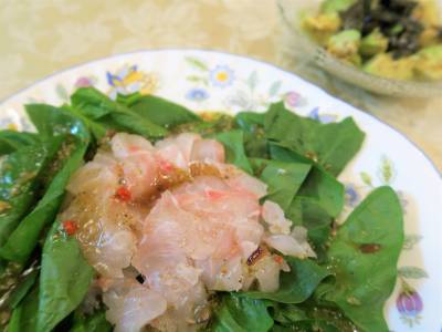 刺身の昆布じめ風